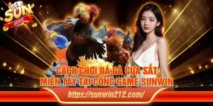 Cách chơi đá gà cựa sắt miền Tây tại cổng game sunwin